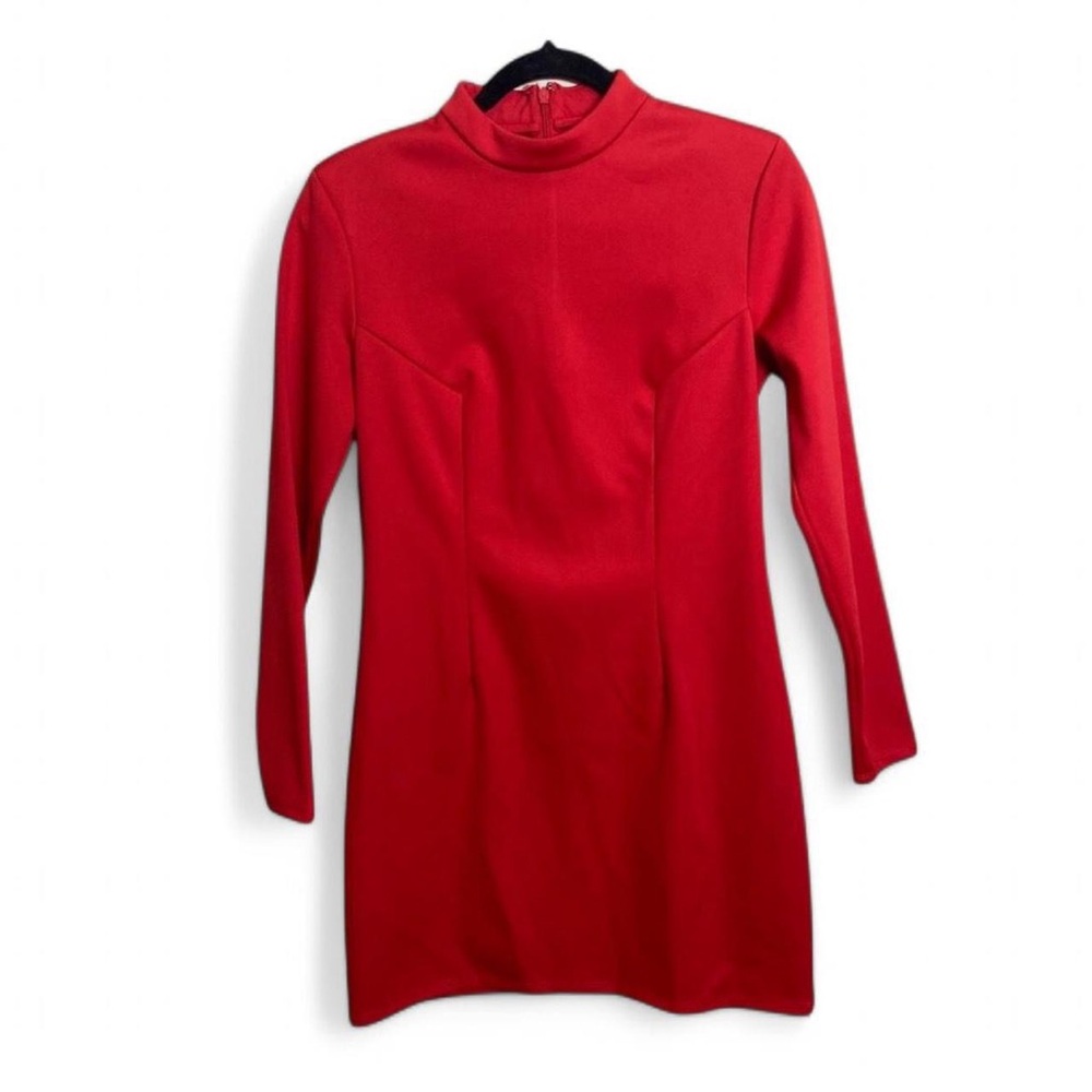 Nicki Minaj Red Long Sleeve Dress Medium